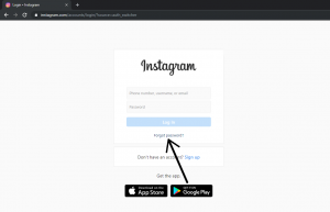 سایت تغییر رمز اینستاگرام