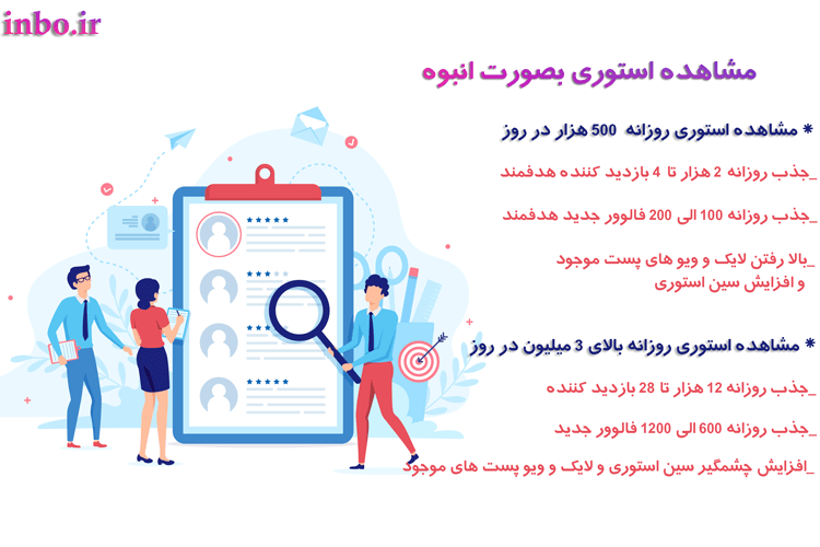 بازدید استوری انبوه