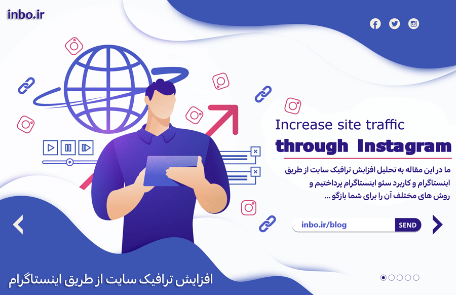 افزایش ترافیک سایت از طریق اینستاگرام