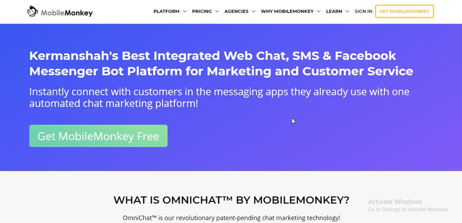 ابزار mobilemonkey، ابزاری برای مدیریت انواع کسب و کارها