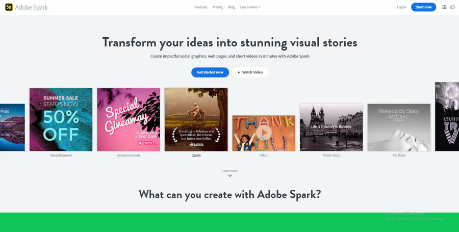 ابزار Adobe Spark، ابزاری برای تولید محتوای جذاب