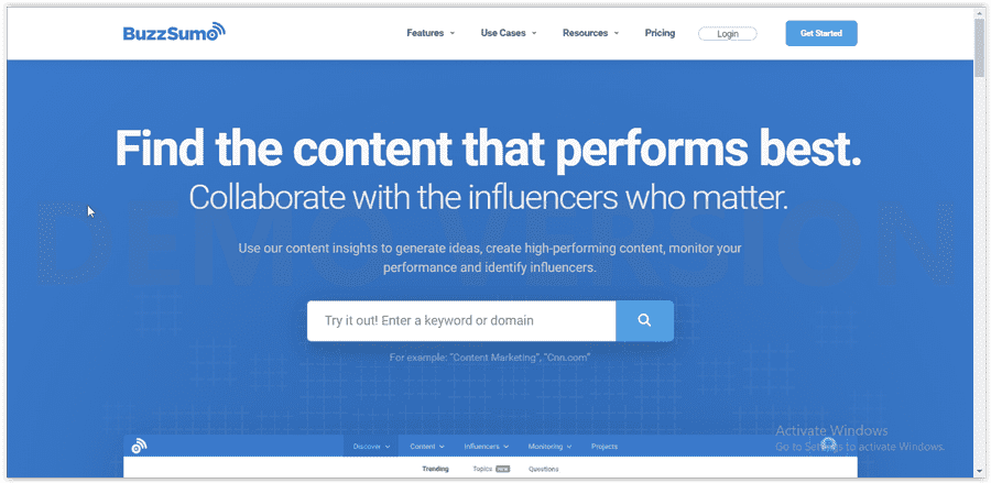 ابزار BuzzSumo، یافتن اینفلوئنسر مربوط به هر کسب و کاری