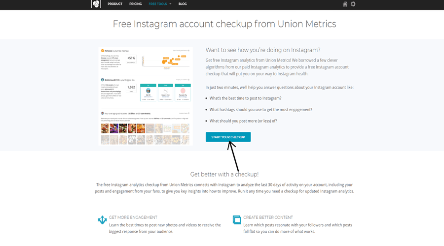 سایت unionmetrics ابزاری برای افزایش فالوور در اینستاگرام
