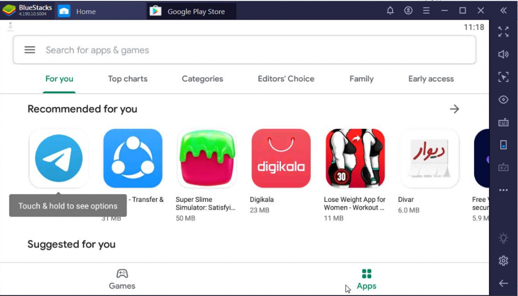 دانلود ایسنتاگرام بر روی کامپیوتر - bluestack- نصب اینستاگرام