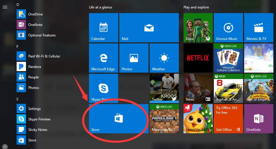 نصب اینستاگرام بر روی کامپیوتر - microsoft store - ویندوز 10