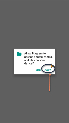 این تصویر دارای صفت خالی alt است؛ نام پروندهٔ آن pixgram-allow-access-file.png است