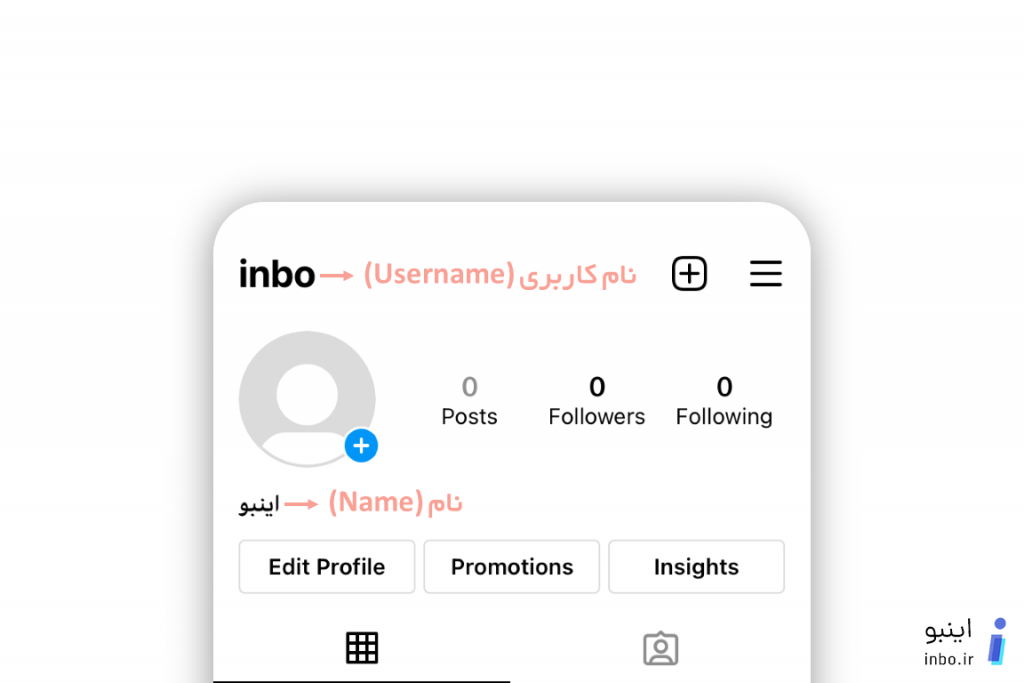 تفاوت نام و یوزرنیم اینستا