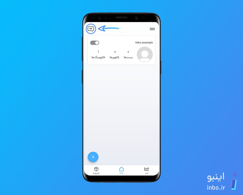 ارتباط با پشتیبانی اینبو
